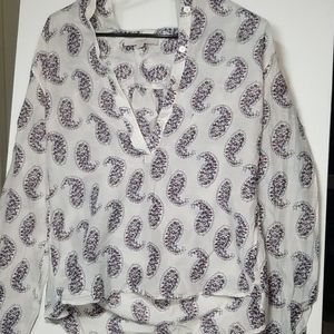 Loft long sleeved blouse with buttons